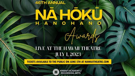 46th Annual NA HOKU HANOHANO AWARDS Hawaii Tropical Flower Council