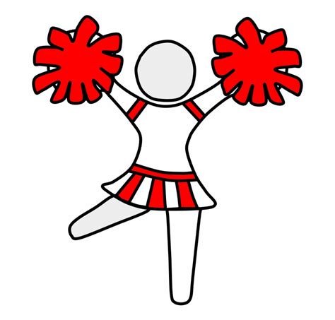 Cheer Pom Poms Clipart - Clip Art Library