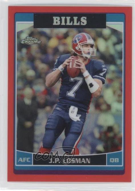 Topps Chrome Red Refractor J P Losman For Sale Online