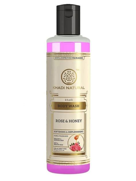 Гель для душа Роза и Мёд (Body Wash Rose & Honey), Khadi, 210 мл ...