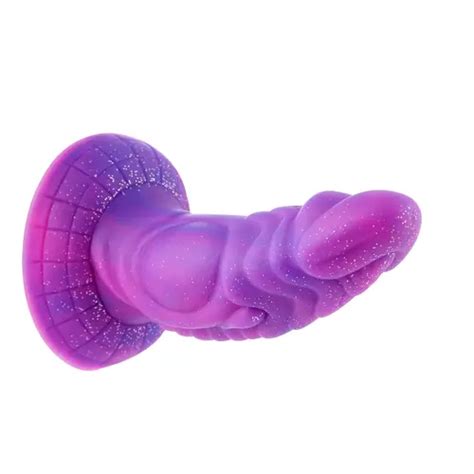 Merman Fantasy Suction Cup Dildo Purple 18 Cm Hismith