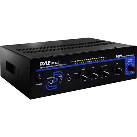 Pyle Pro Pt W Pa Amplifier Mixer Pt B H Photo Video