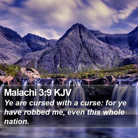 Malachi Kjv Bible Verse Images