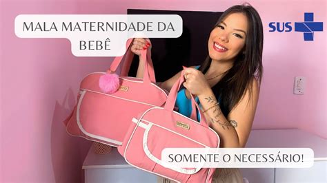 Mala maternidade da bebê pelo SUS SOMENTE O NECESSÁRIO YouTube