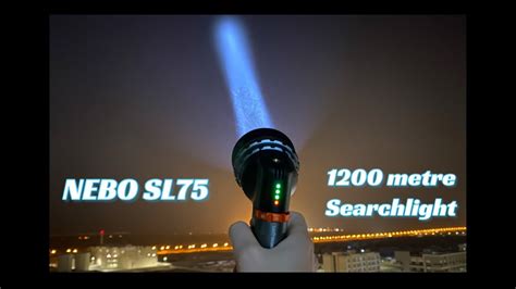 Nebo Luxtreme Sl Spotlight Outdoor Test Youtube