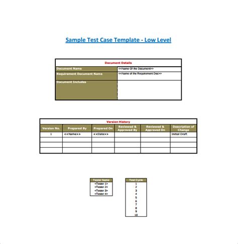 Free 9 Useful Test Case Templates In Pdf Ms Word Excel