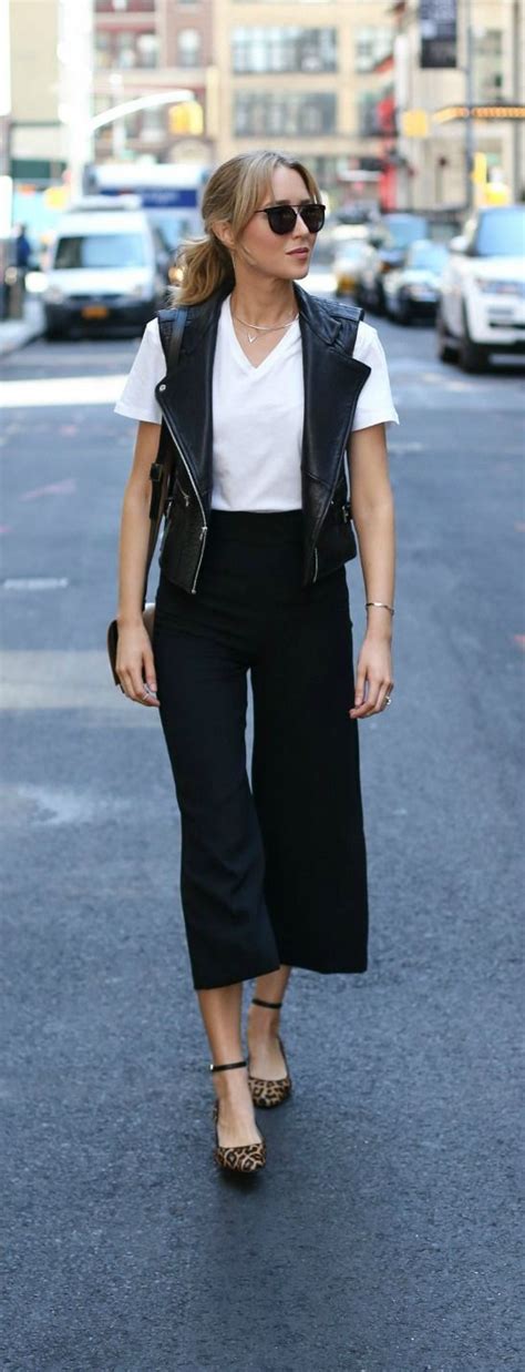 Black Culottes Outfit Ideas You Should Try Style Tips For Women