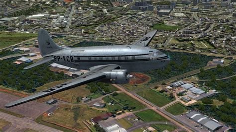 Texturas Brasileiras Varig Oc Curtiss C Commando Pp Vcb