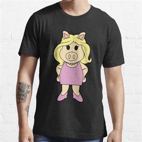 Fictional Miss Characters Piggy Graphic Fan T Shirt For Sale By