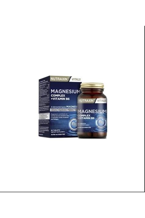 Nutraxin Magnesium Complex Vitamin B6 60 Tablet Fiyatı Yorumları