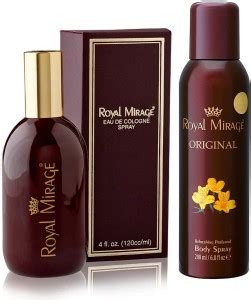 ROYAL MIRAGE Brown Perfume Eau De Cologne Classic Original 120 Ml