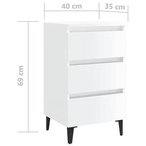 Omabeta Casiers Armoires De Rangement Tables De Chevet Pieds En