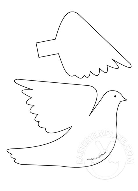 Dove Pattern Template