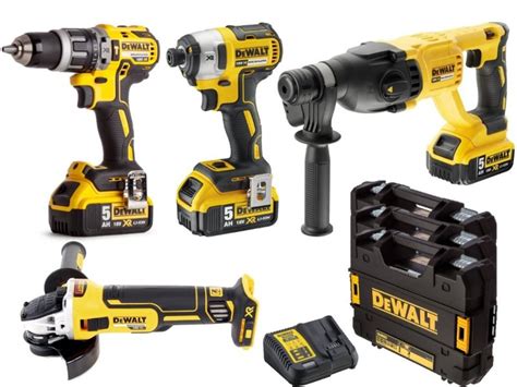 Zestaw Combo 4 narzędzia Dewalt 18V 3x 5 0Ah Narzędzia SEGER