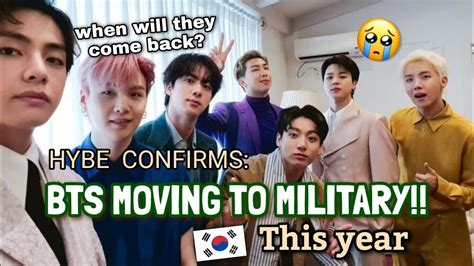 Bts Confirms Going To Military Jin Going To Military This Year Kim