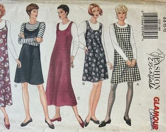 Uncut Butterick Sewing Pattern Easy Misses Short Sleeve Or Sleeveless