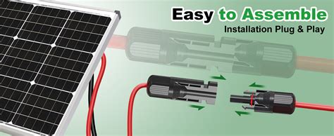 Solar Extension Cable With Female And Male Connector With Extra Free Pair Of Connectors Solar