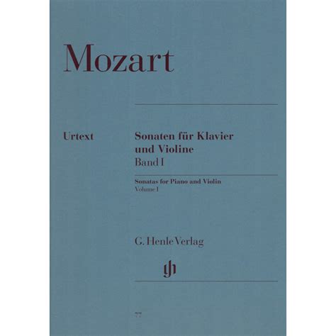 Mozart - sonatas - violin and piano at BD Music