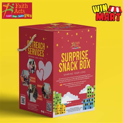 FaithActs Charity Surprise Snack Box | Care Pack Singapore