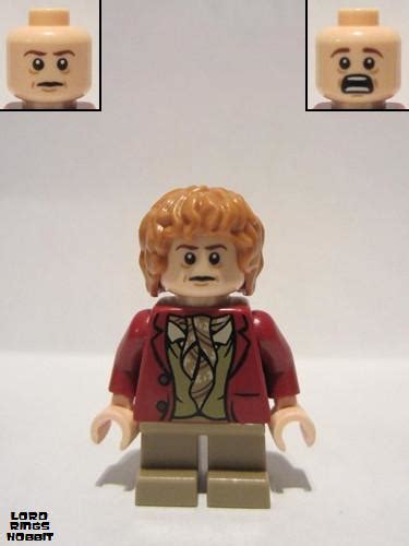 Lego Minifigs Lord Of The Rings The Hobbit Lor030 Bilbo Baggins Minifig Picturesbe