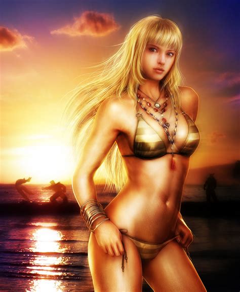 Lili At The Beach During Sunset Tekken Series By Vgejackler On Deviantart