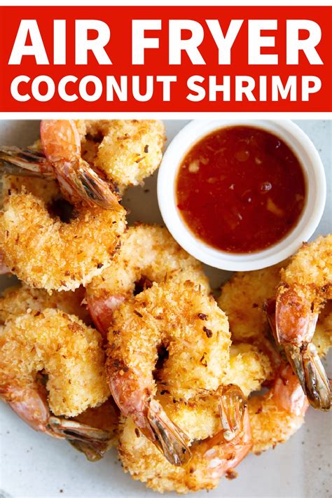 Air Fryer Coconut Shrimp Recipe With Dipping Sauce The Forked Spoon