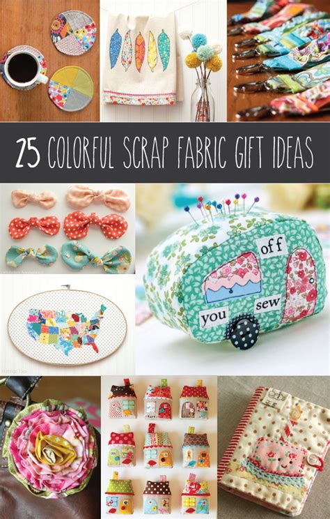 25 Colorful Scrap Fabric Projects To T Scrap Fabric Projects Diy