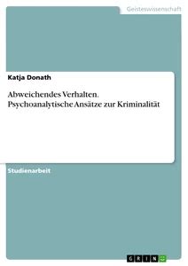 Theorien Zur Erkl Rung Von Kriminalit T Kriminalit Tstheorien