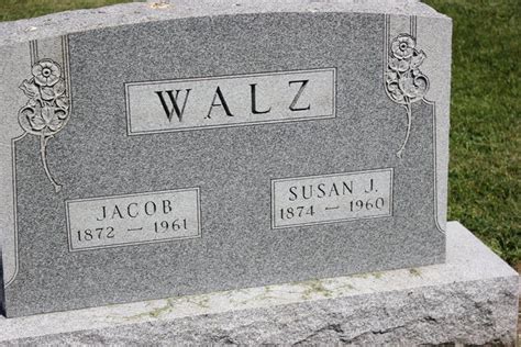 Susan Jane Jennie Lerch Walz 1874 1960 Memorial Find A Grave