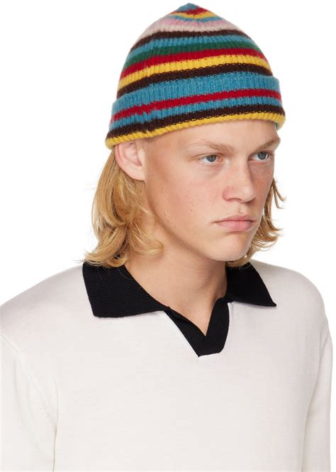 Paul Smith Multicolor Signature Stripe Beanie Paul Smith