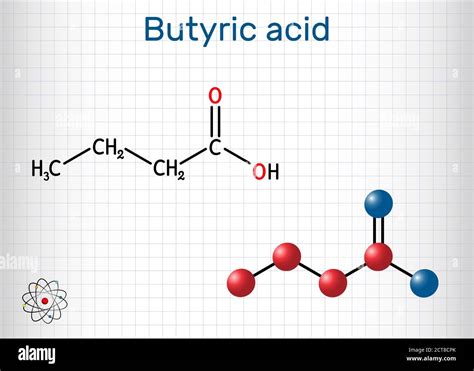Cido But Rico Mol Cula De Cido Butanoico Los Butirato O Los