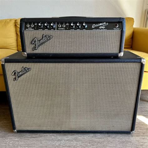 Fender Bassman Channel Watt Black Face And Piggyback