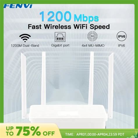 Fenvi Ac Wi Fi Router Gigabit Ethernet Router Dual Band Ghz Ghz