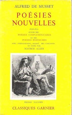 Poésies Nouvelles 1836 1852 Suivies Des Poésies Complémentaires et