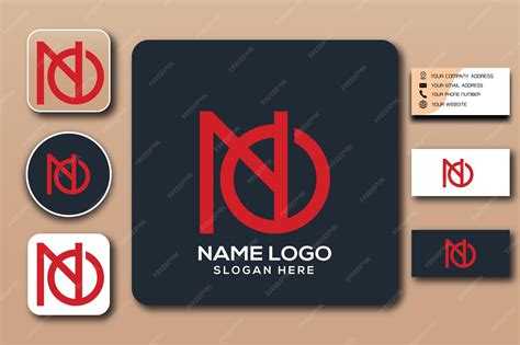 premium vector  monogram logo template color editable