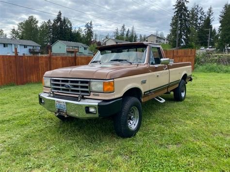 1987 Ford F250 XLT Lariat 4WD 149K ORIGINAL MILES 460 RUST FREE NO