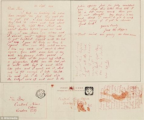 Two Key Jack The Ripper Letters Were Written By One Person Daily Mail