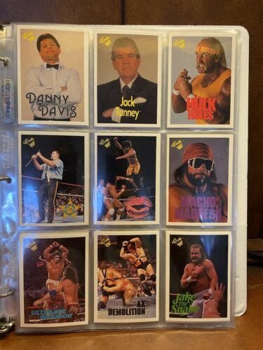 Mavin Wwf Classic Wrestling Complete Card Set Hulk Hogan Wwe