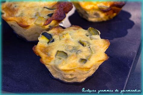 Petits Flans De Courgette Au Vin Blanc