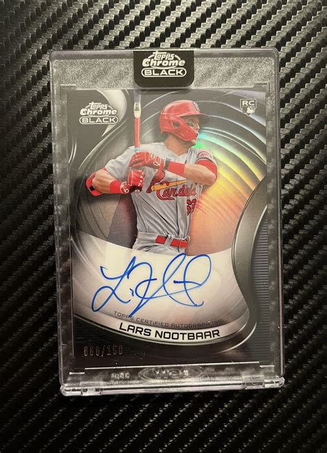 150枚限定 Lars Nootbaar Topps Chrome Black RC Auto 150 サインカード ラーズ ヌートバー