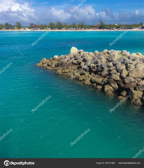 Little San Salvador Island Bahamas Apr 2016 Also Known Half Stock Photo ...