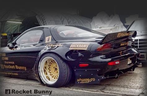 Rx7 Fd3s Rocket Bunny Wide Aero Style Rear Fender Flare Rx7 Fd3s Hot Sex Picture