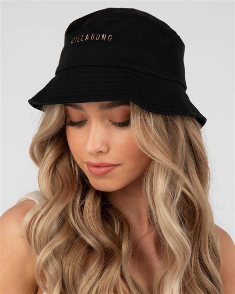 Shop Billabong Head On Bucket Hat In Black Fast Shipping Easy