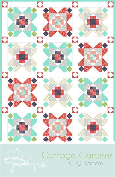 Cottage Garden Quilt Pattern Etsy