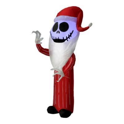 INFLABLE NAVIDEÑO ILUMINADO 1 22 M X 37 X 22 CM JACK SKELLINGTON SANTA