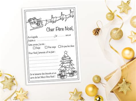 Lettre Père Noël à Imprimer Liste De Souhaits Noël Coloriage Père