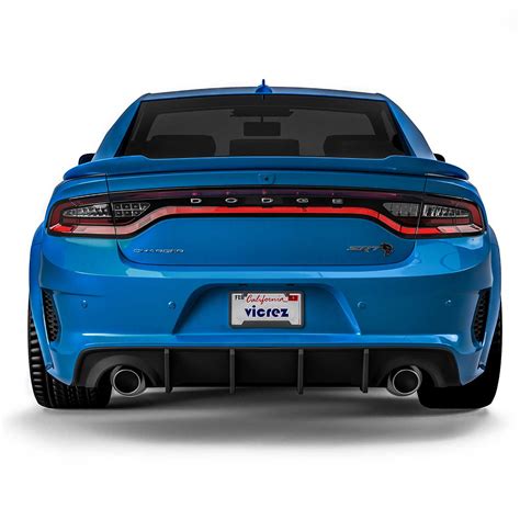 Vicrez 2020 Widebody Rear Bumper Srt Hellcat Style Vz102197 Dodge Charger 2015 2023