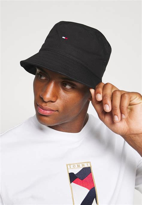 Tommy Hilfiger Flag Bucket Hat Hat Black Zalando