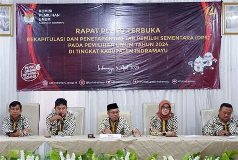 Kpu Indramayu Tetapkan Dps Pemilu 2024 Sebanyak 1 387 296 Pemilih