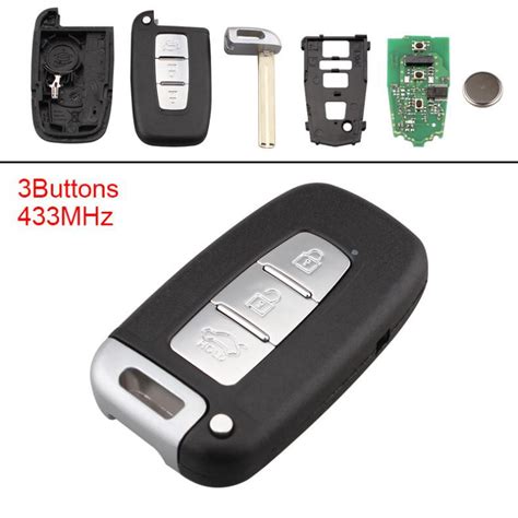 Mhz Buttons Keyless Uncut Flip Remote Key Fob For Hyundai I I